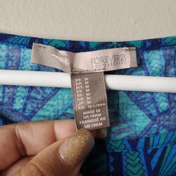 FOREVER 21 | Tribal Print Midi Dress | M - Picture 8 of 8